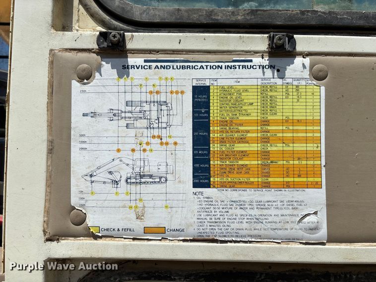 image for item FC1887 1995 Hyundai Robex 200LC excavator
