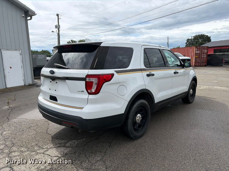 image for item FC3244 2016 Ford Explorer Police Interceptor SUV