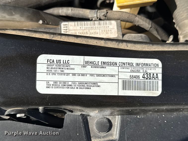 image for item FC4026 2019 Dodge Grand Caravan handicap accessible van