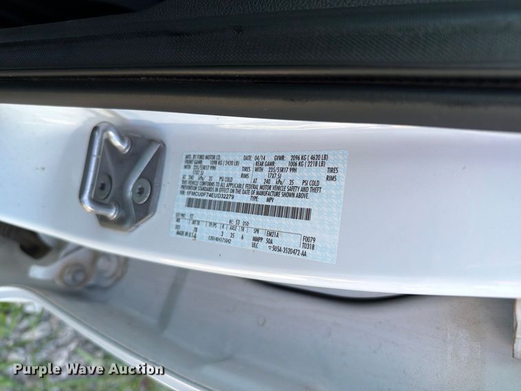 image for item FH6274 2014 Ford Escape SUV