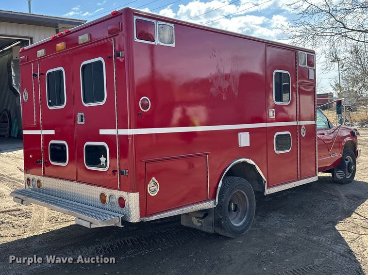 image for item FK1859 1994 Chevrolet Cheyenne 3500 ambulance