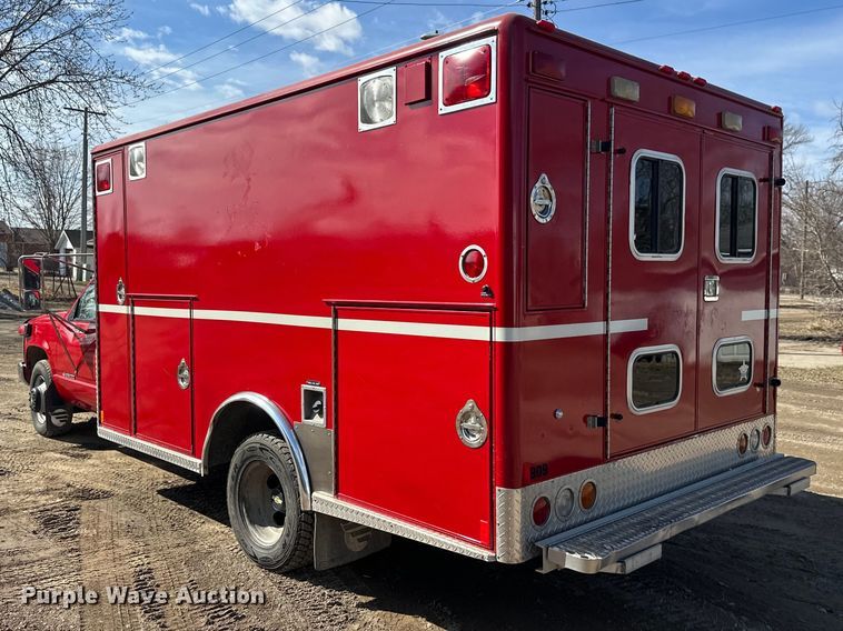 image for item FK1859 1994 Chevrolet Cheyenne 3500 ambulance