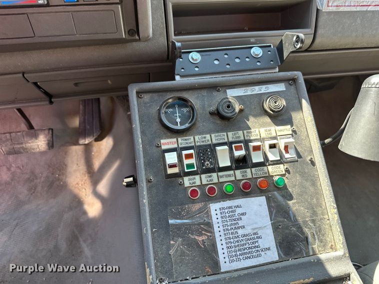 image for item FK1859 1994 Chevrolet Cheyenne 3500 ambulance