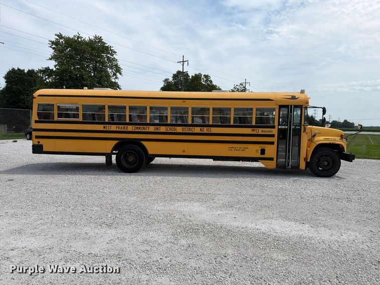image for item FK4058 2002 GMC Blue Bird B7 school bus