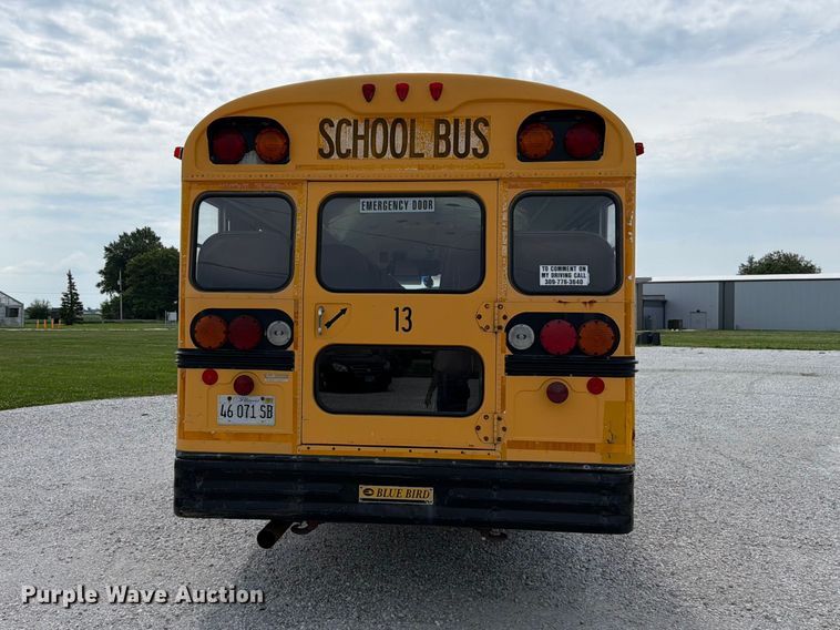 image for item FK4058 2002 GMC Blue Bird B7 school bus