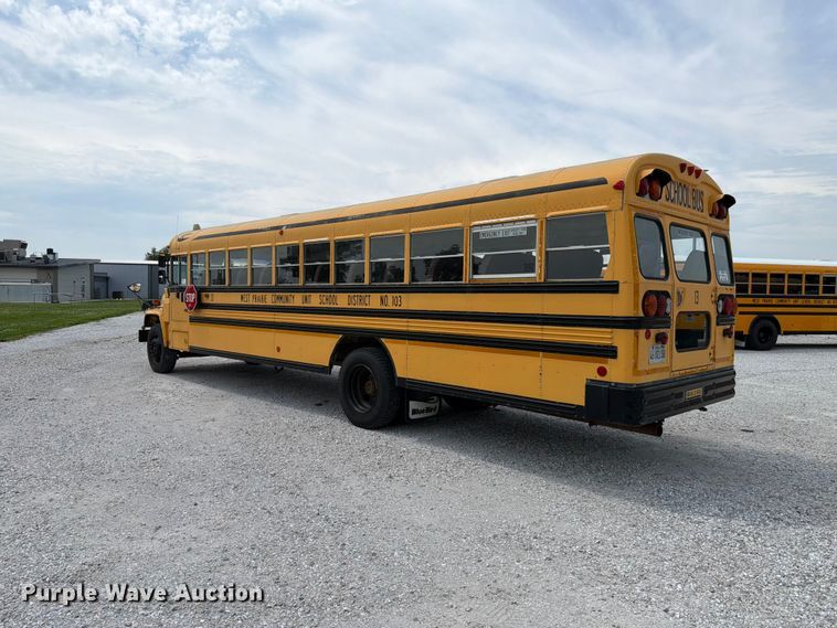 image for item FK4058 2002 GMC Blue Bird B7 school bus