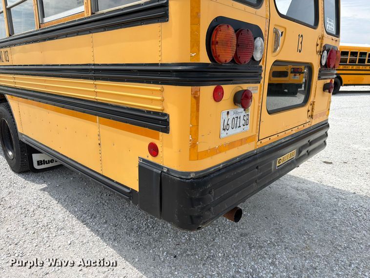 image for item FK4058 2002 GMC Blue Bird B7 school bus