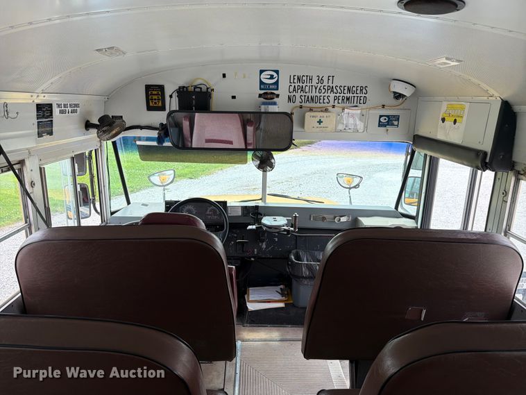 image for item FK4058 2002 GMC Blue Bird B7 school bus