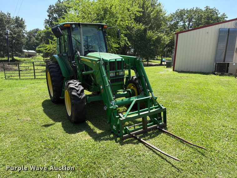 image for item FK5026 2010 John Deere 6115D MFWD tractor