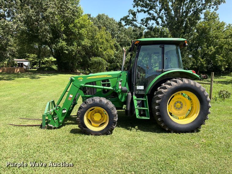 image for item FK5026 2010 John Deere 6115D MFWD tractor