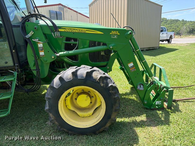 image for item FK5026 2010 John Deere 6115D MFWD tractor