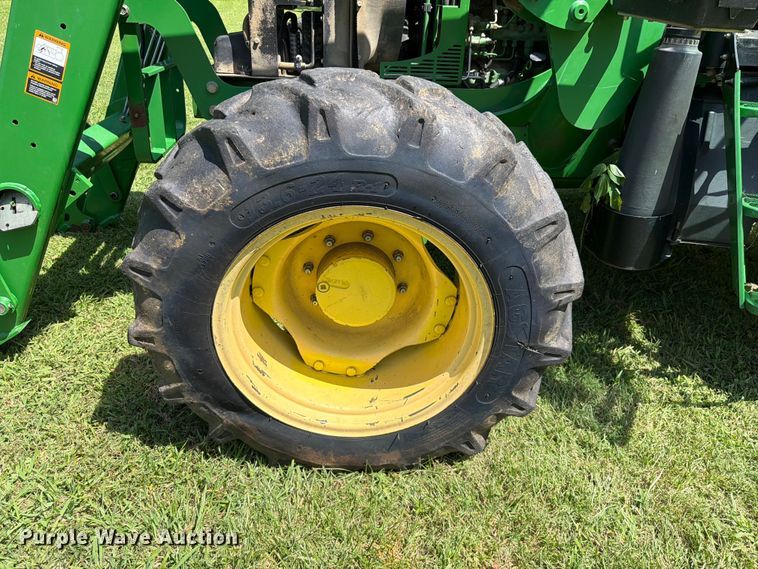 image for item FK5026 2010 John Deere 6115D MFWD tractor