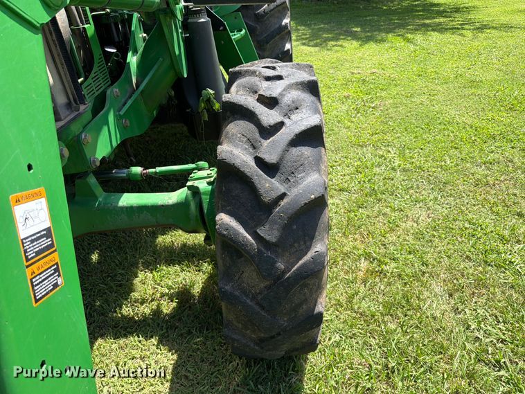 image for item FK5026 2010 John Deere 6115D MFWD tractor