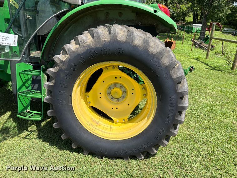 image for item FK5026 2010 John Deere 6115D MFWD tractor