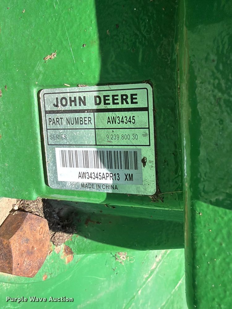image for item FK5027 John Deere HX15 batwing rotary mower