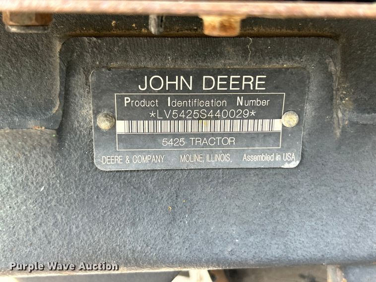 image for item FT6033 2008 John Deere 5425 tractor