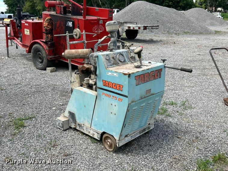 image for item FT6054 Target Pro 35 III walk behind concrete saw