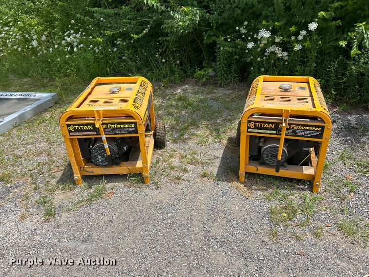 image for item FT6063 (2) Titan 8500 generators