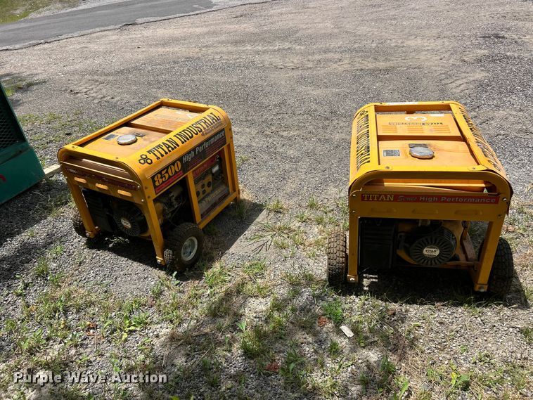 image for item FT6063 (2) Titan 8500 generators