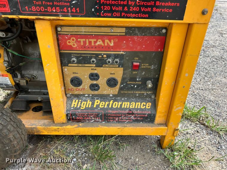 image for item FT6063 (2) Titan 8500 generators
