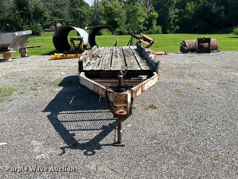 image for item FT6067 1998 Shop built utility trailer