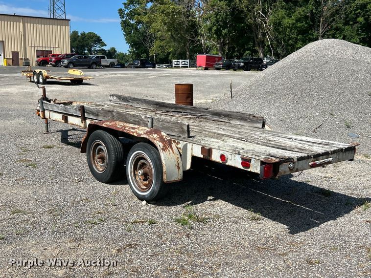 image for item FT6067 1998 Shop built utility trailer
