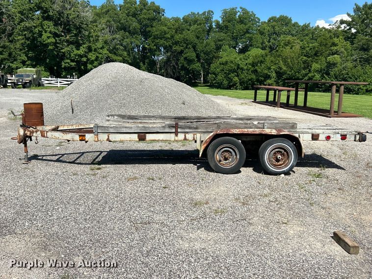 image for item FT6067 1998 Shop built utility trailer