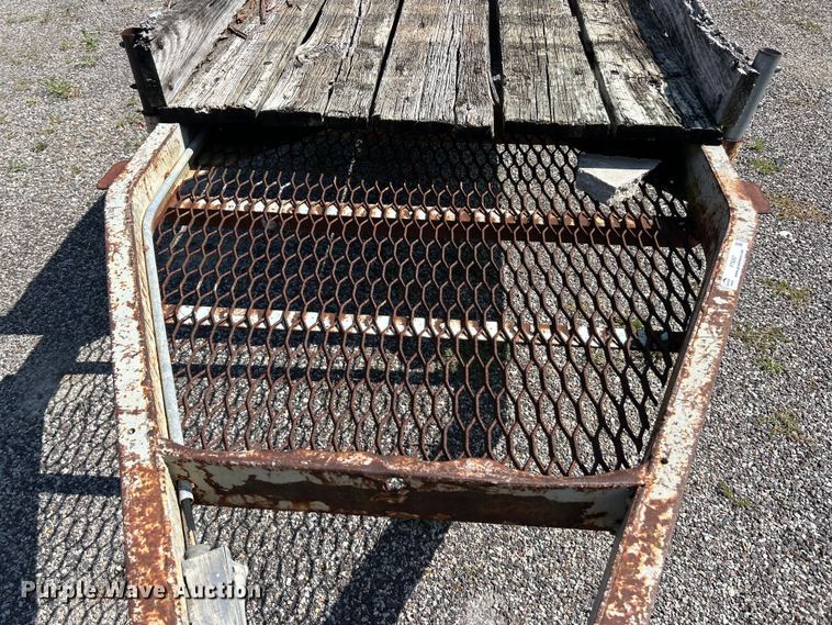 image for item FT6067 1998 Shop built utility trailer