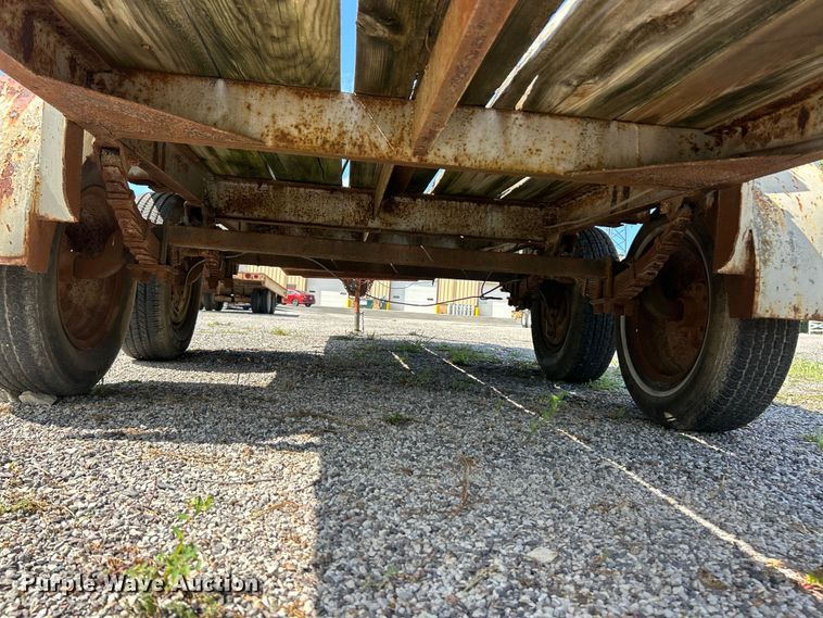 image for item FT6067 1998 Shop built utility trailer