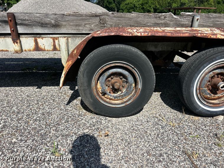 image for item FT6067 1998 Shop built utility trailer
