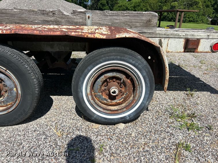 image for item FT6067 1998 Shop built utility trailer