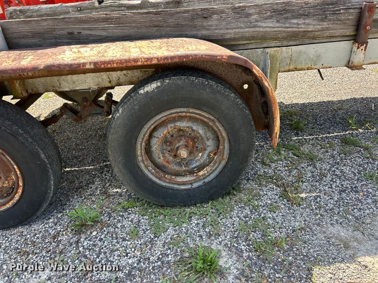 image for item FT6067 1998 Shop built utility trailer