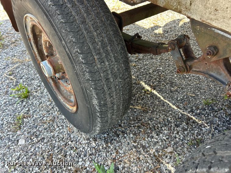 image for item FT6067 1998 Shop built utility trailer