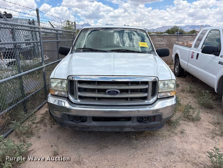 image for item JM9499 2002 Ford F250 Super Duty Ext. Cab pickup truck
