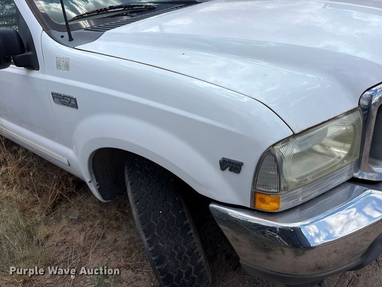 image for item JM9499 2002 Ford F250 Super Duty Ext. Cab pickup truck