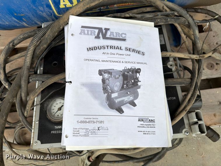 image for item MZ9727 2007 Air N Arc Industrial Series welder/generator