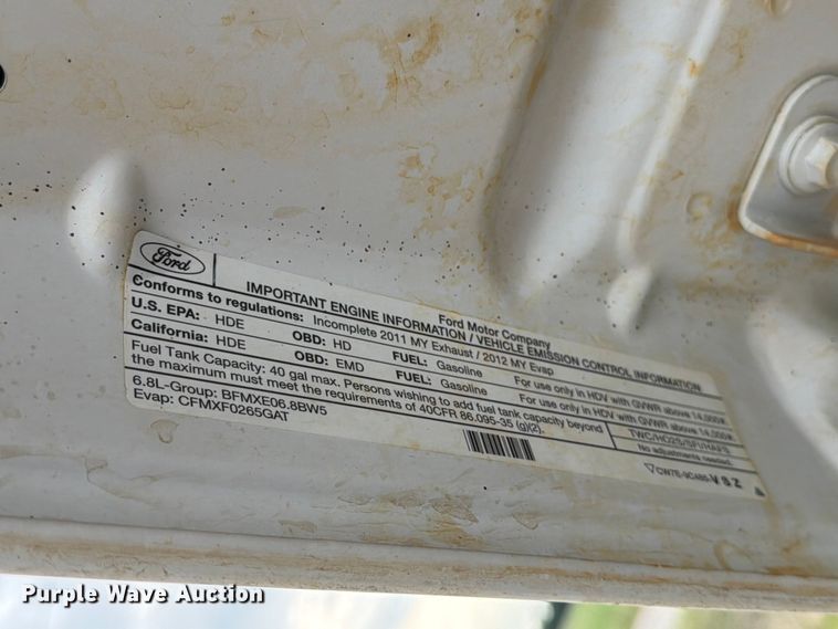 image for item MZ9728 2012 Ford F-450 Ext. Cab flatbed truck