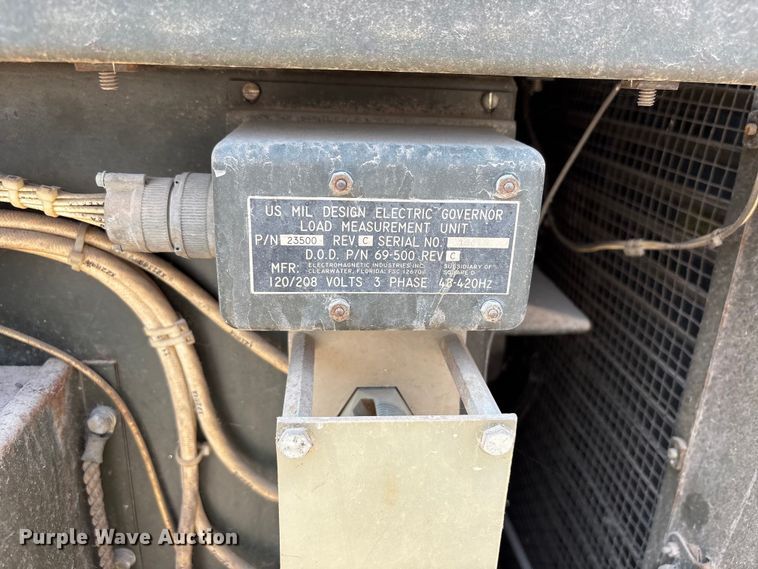image for item NK9241 1980 John R Hollingsworth MEP-005A generator