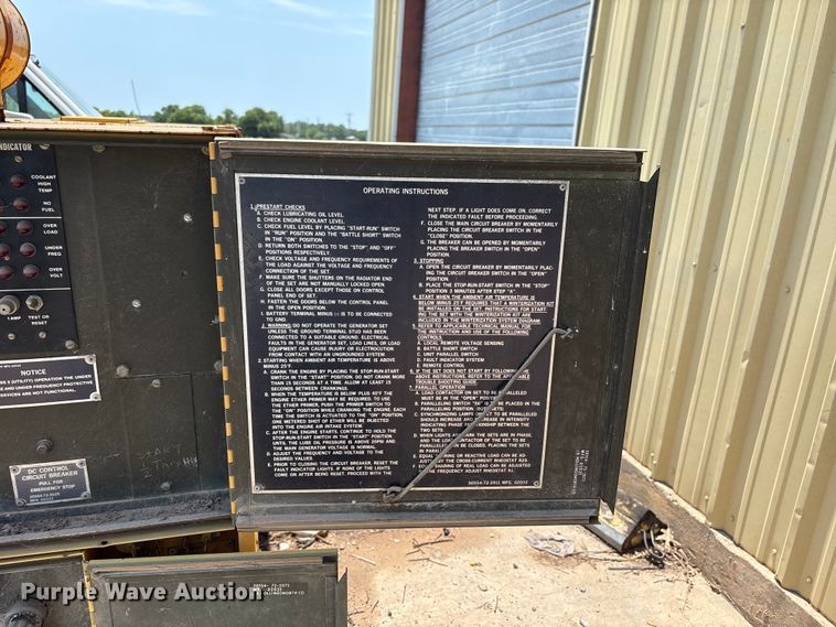 image for item NK9241 1980 John R Hollingsworth MEP-005A generator