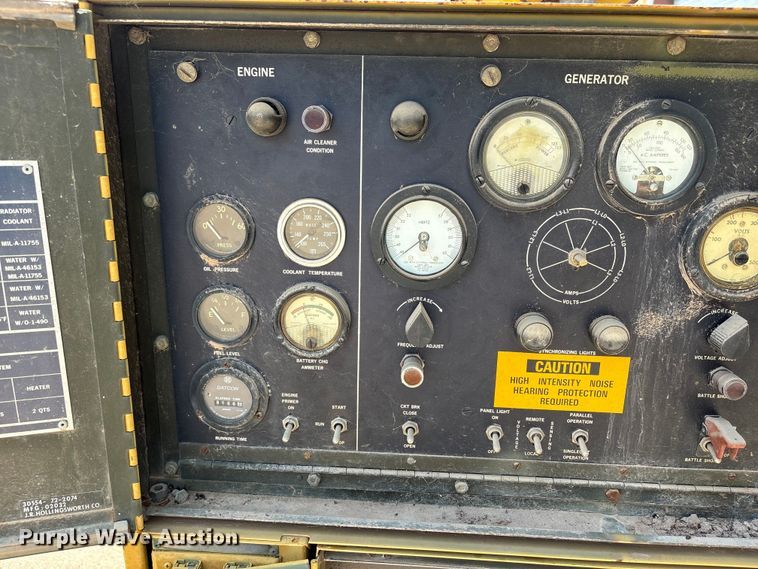 image for item NK9241 1980 John R Hollingsworth MEP-005A generator