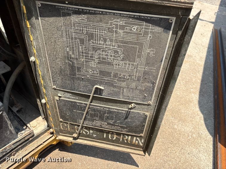 image for item NK9241 1980 John R Hollingsworth MEP-005A generator