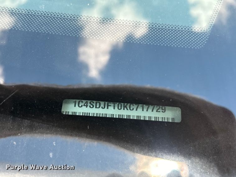 image for item NM9835 2019 Dodge Durango SSV SUV