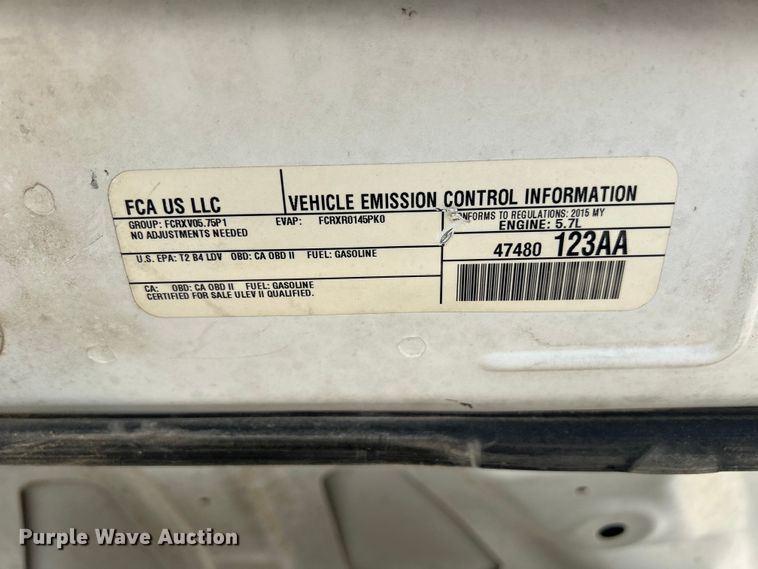 image for item NM9836 2015 Dodge Charger Police 
