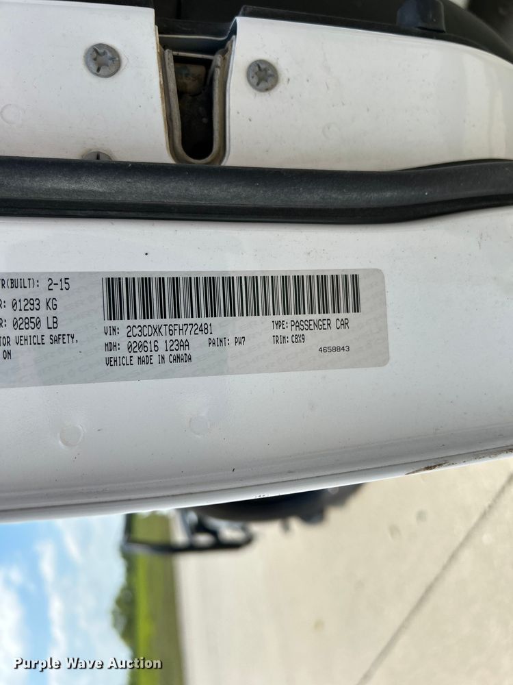 image for item NM9836 2015 Dodge Charger Police 