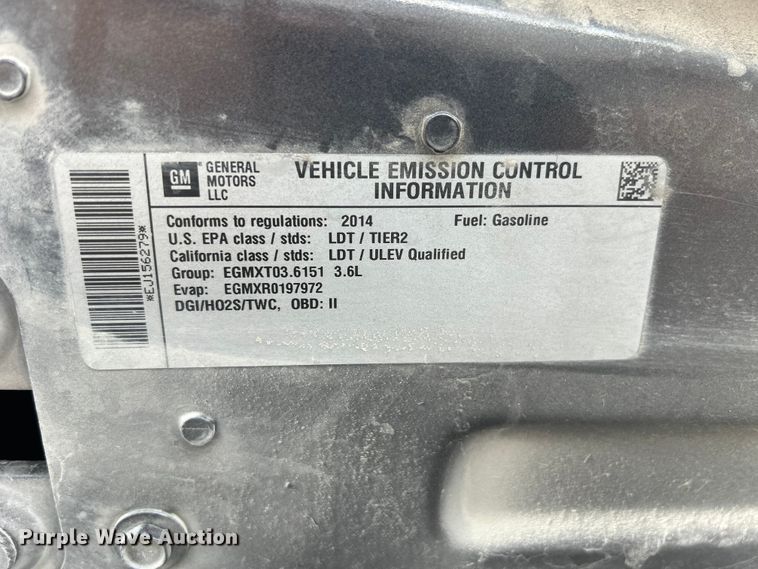 image for item NM9855 2014 Chevrolet Traverse SUV