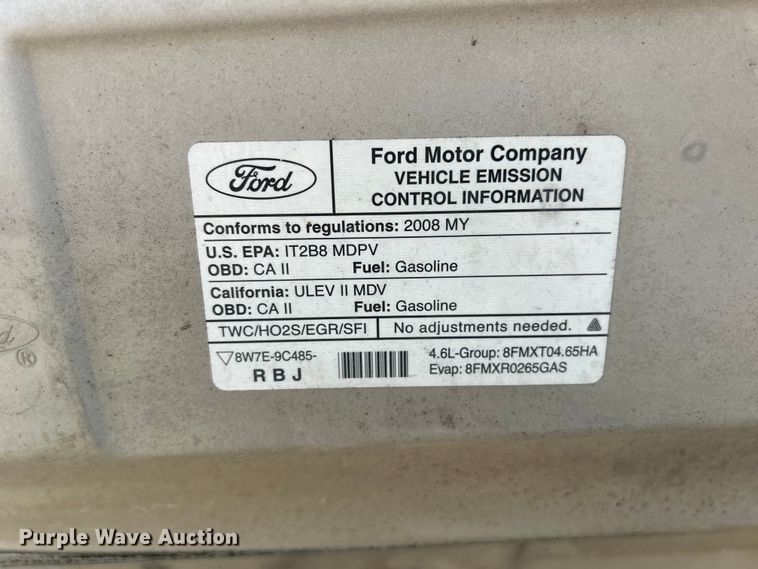 image for item NM9857 2008 Ford E150 van