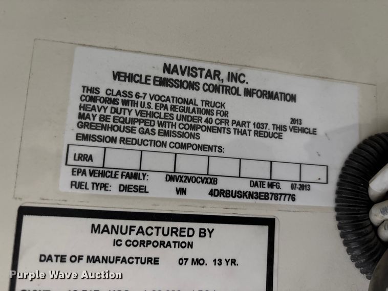 image for item NM9876 2014 Ic Bus PB105 school bus