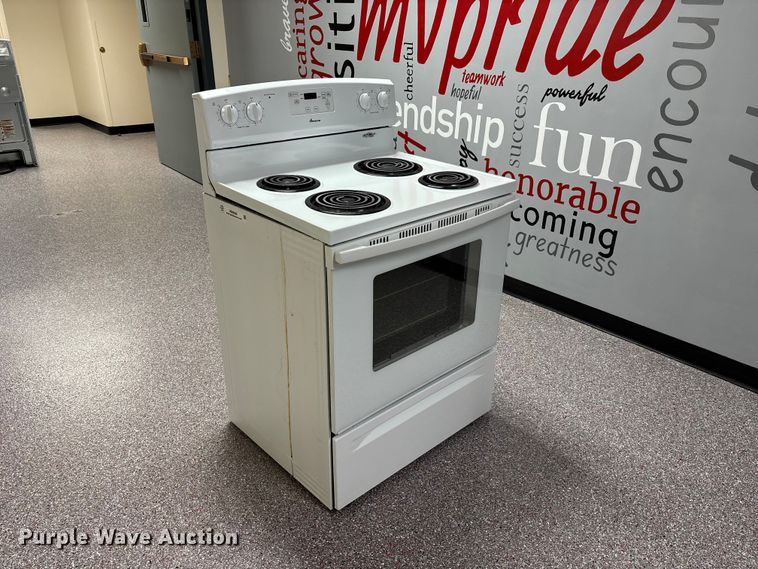 image for item NM9886 Amana ACR4303MEW0 stove