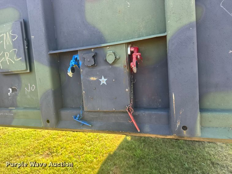 image for item DY3002 1986 Dyna M871A flatbed trailer