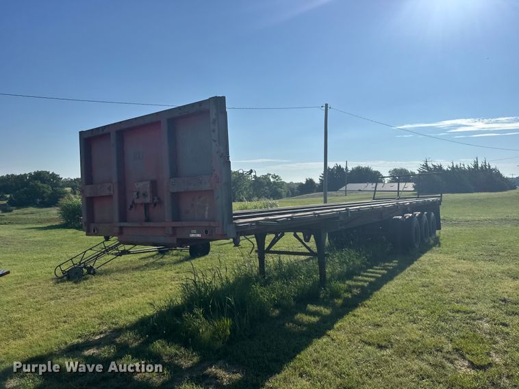 1981 USARM hay trailer